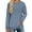 Navy, variant on Sweatshirt for Women Long Sleeve Tunic Tops Color Block Crewneck Sweatshirts Side Split