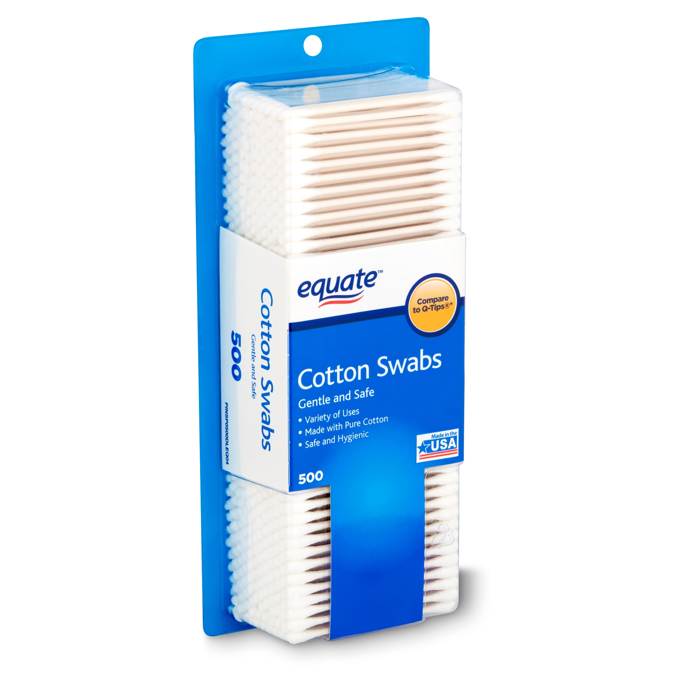 Equate Cotton Swabs, 500 count
