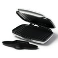 thumbnail image 3 of Starfrit Grill and Panini Press with Ceramic Coating, Non-Stick PTFE Free, Fast and Even Cooking, 1000W Power, Removable Oil Tray, Illuminated Temperature Indicator, Easy Cleanup, 3 of 8