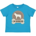 thumbnail image 3 of Inktastic Husky Dog I Love Huskies Boys or Girls Baby T-Shirt, 3 of 5
