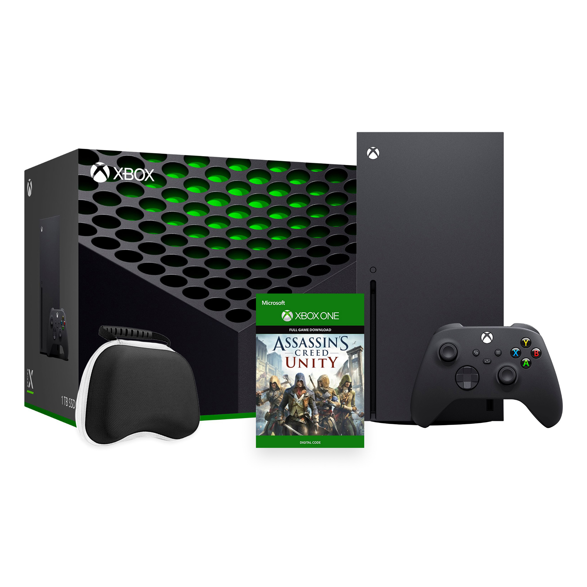 2023 Xbox Series X Bundle - 1TB SSD Black Flagship Xbox Console and Wireless Controller with Assassin's Creed Unity Full Game