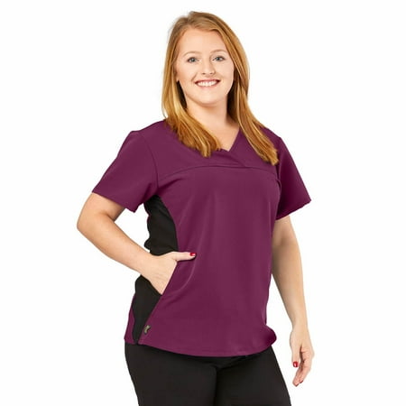 

Medline California ave™ Women s Yoga-Style Stretch Scrub Top