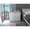 Light Gray - 3 Dresser, variant on Melia Three Drawer Dresser, Superior Top, Metal Hardware Black