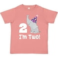 thumbnail image 3 of Inktastic Happy 2nd Birthday Zoo Elephant Boys or Girls Toddler T-Shirt, 3 of 5