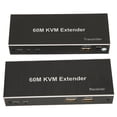 thumbnail image 4 of Extensor KVM, Extensor KVM de 60 m Extensor KVMUSB multifuncional Mini extensor KVM Elegante y moderno, 4 of 8
