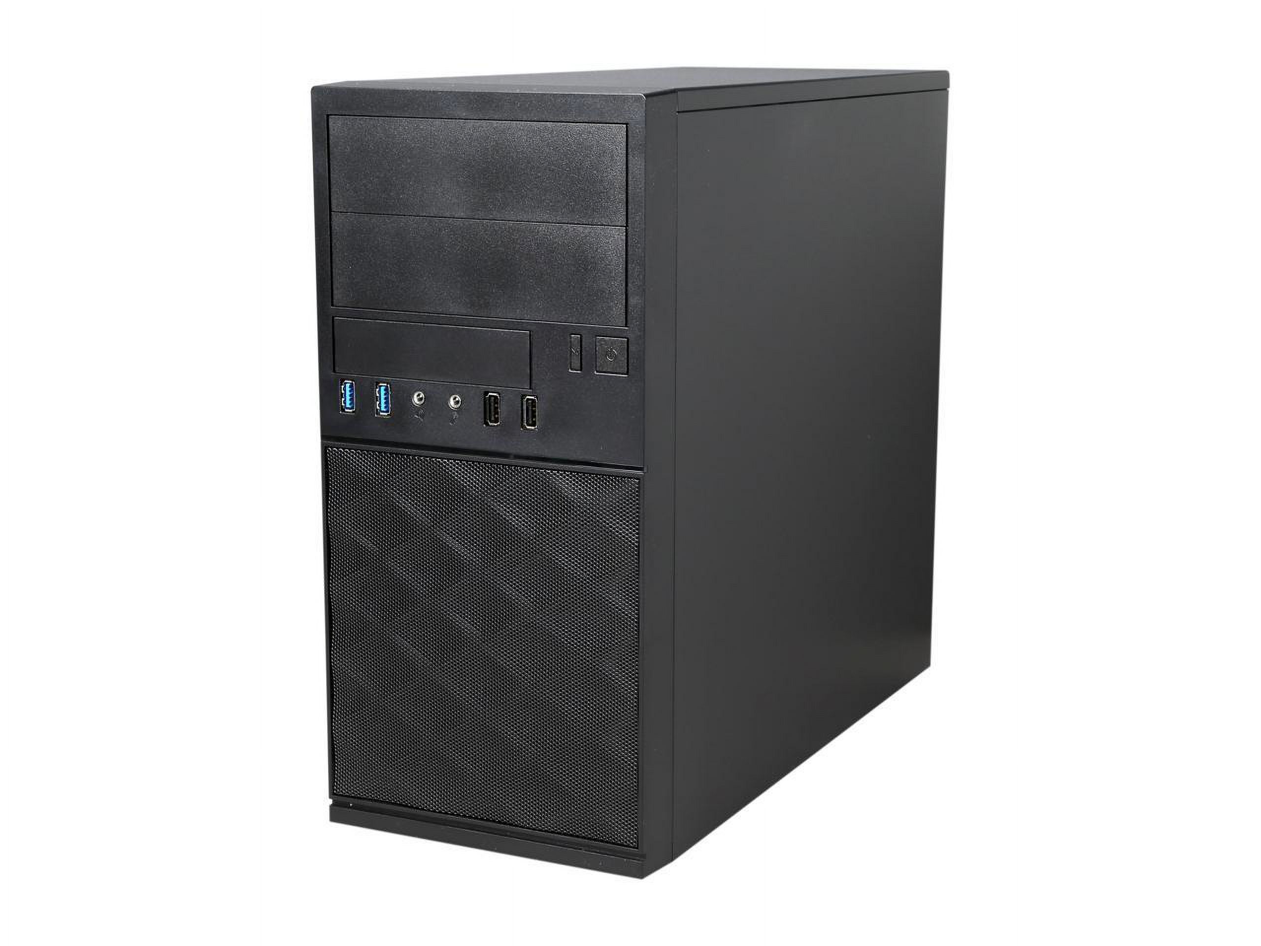 IN WIN EFS052.CH450TB3 Black Mini Tower Computer Case MicroATX 12V Form Factor, PSII Size Power Supply - image 3 of 9