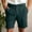 Army Green, variant on Men's Suit Shorts Men's and Big Men's Stretch Twill Flat Front Button Zipper Casual Commuter Shorts with Pocket,Khaki,L