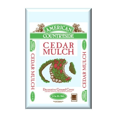 American Countryside Brown Cedar Mulch Blend – 2 Cu. ft.