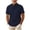 Blue, variant on Timoontee Men's Short Sleeve Basic T Shirt Breathable Fabric Moisture Wicking Crew Neck V Neck High Quality Quick Dry White M