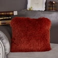 thumbnail image 3 of "Decorative" Shaggy Pillow with Lurex (18-in x 18-in), 3 of 5