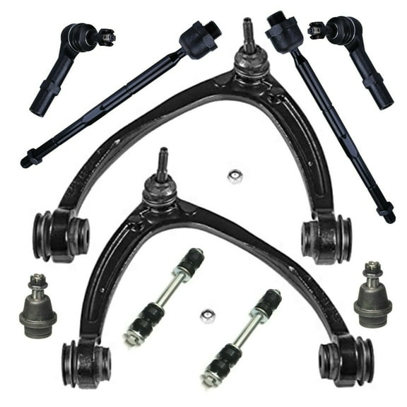 10 Pc Front Upper Control Arms with Ball Joints & Complete Suspension Kit Fits select: 2007-2013 CHEVROLET SILVERADO, 2007-2014 CHEVROLET TAHOE