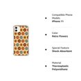 thumbnail image 6 of Retro Flowers Case Compatible with iPhone 12,Unique Art Design TPU Bumper Cover Case, 6 of 6