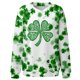 thumbnail image 2 of Xuyuer Women's Round Neck St. Patrick's Day Printed Long Sleeve Shirts Sweatshirt - Festive Holiday Graphic Pullover Top for Seasonal Parties, Gift Exchanges and Cozy Spring Summer Wear, 2 of 5