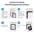 thumbnail image 4 of Puerta Mosquitera Para Perros Cierre Automático Magnético Autoblocante Resistente Al Desgaste Anti-Ultravioleta Malla De Nailon Aislamiento Térmico Negro Lindo Perro Pata Patrón Puerta Mosquitera Moyic EL011516-00, 4 of 4