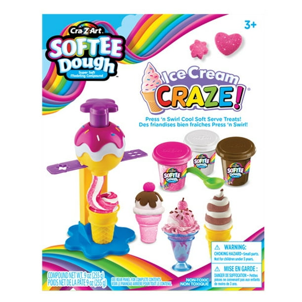 CraZArt Softee Dough Ice Cream Craze Modeling Compound Activity Set