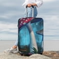 thumbnail image 4 of Wukai Fantasy Mushrooms Elastic Luggage Cover: Personalized Protection for Your Suitcase - Fits 19~29-inch, Washable & Durable Travel Companion-Medium, 4 of 8