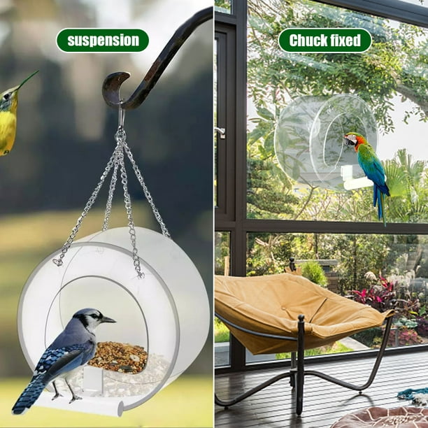 Mangeoire à oiseaux intelligente avec caméra Mangeoire à oiseaux Suspension  intelligente avec caméra Fournitures de jardin extérieur Vidéo Mangeoire à  colibris (b)
