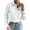 White, variant on IROINNID Shirts for Women Long Sleeve Solid Casual Work Shirts Fall Blouses Tops,Pink