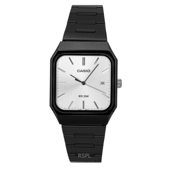 Casio Standard Analog Stainless Steel Silver Dial Quartz MTP-B185B-7AV Men's Watch