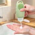 thumbnail image 4 of Travel Bottles for Toiletries,Leak Proof Refillable Squeezable Containers,Multi‑Functional Silicone Toiletry Bottle with Massage Nubs,Silicone Travel Lotion Dispenser,Liquid Silicone Squeeze Holder, 4 of 4