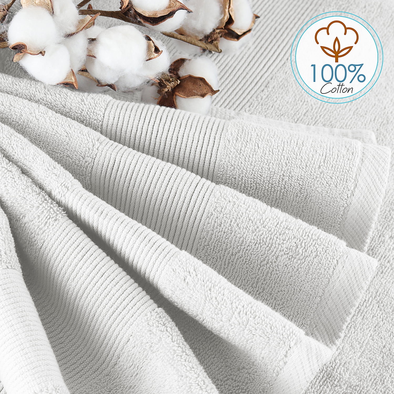 Hager Dream Beach Shells 100% Cotton Bath Towels