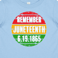 thumbnail image 4 of Inktastic Remember Juneteenth 6.19.1865 Boys or Girls Baby T-Shirt, 4 of 5