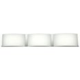 thumbnail image 1 of Accesslighting 62297LEDD-BS-OPL Vague 3 Lumière Vanité&44; Acier Brossé, 1 of 1