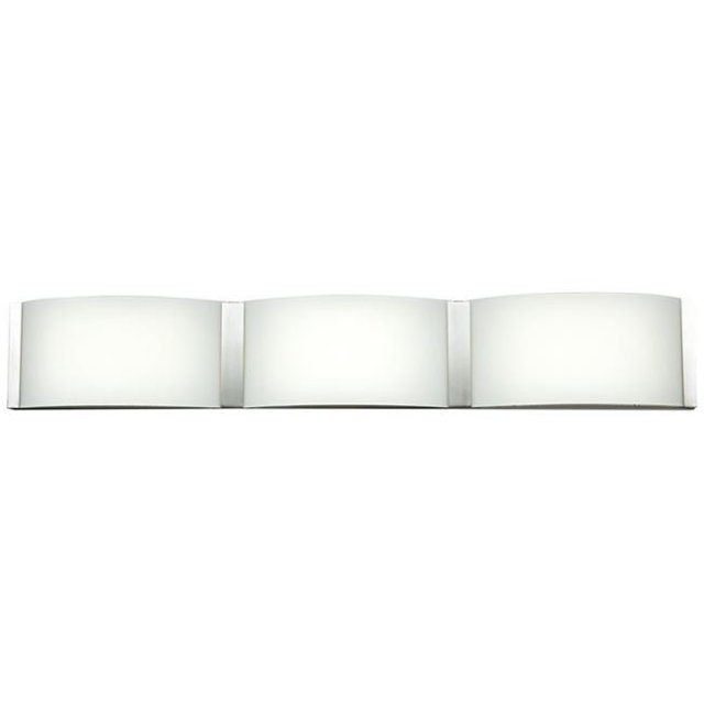 Accesslighting 62297LEDD-BS-OPL Vague 3 Lumière Vanité&44; Acier Brossé