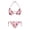 Hummingbird Rose Pattern, variant on HELLHERO Hummingbird Rose Pattern Soft Fabric Women Bikini Set Quick Drying Skin Friendly and Breathable Plus Size Drawstring