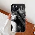 thumbnail image 2 of Luxury Crowned Serpent Phone Case for Trendy Shoppers & Fashion Enthusiasts Sparkling Black White Design Compatible with iPhone 11/12/13/14/15/16 (Pro Max/Plus), 2 of 9