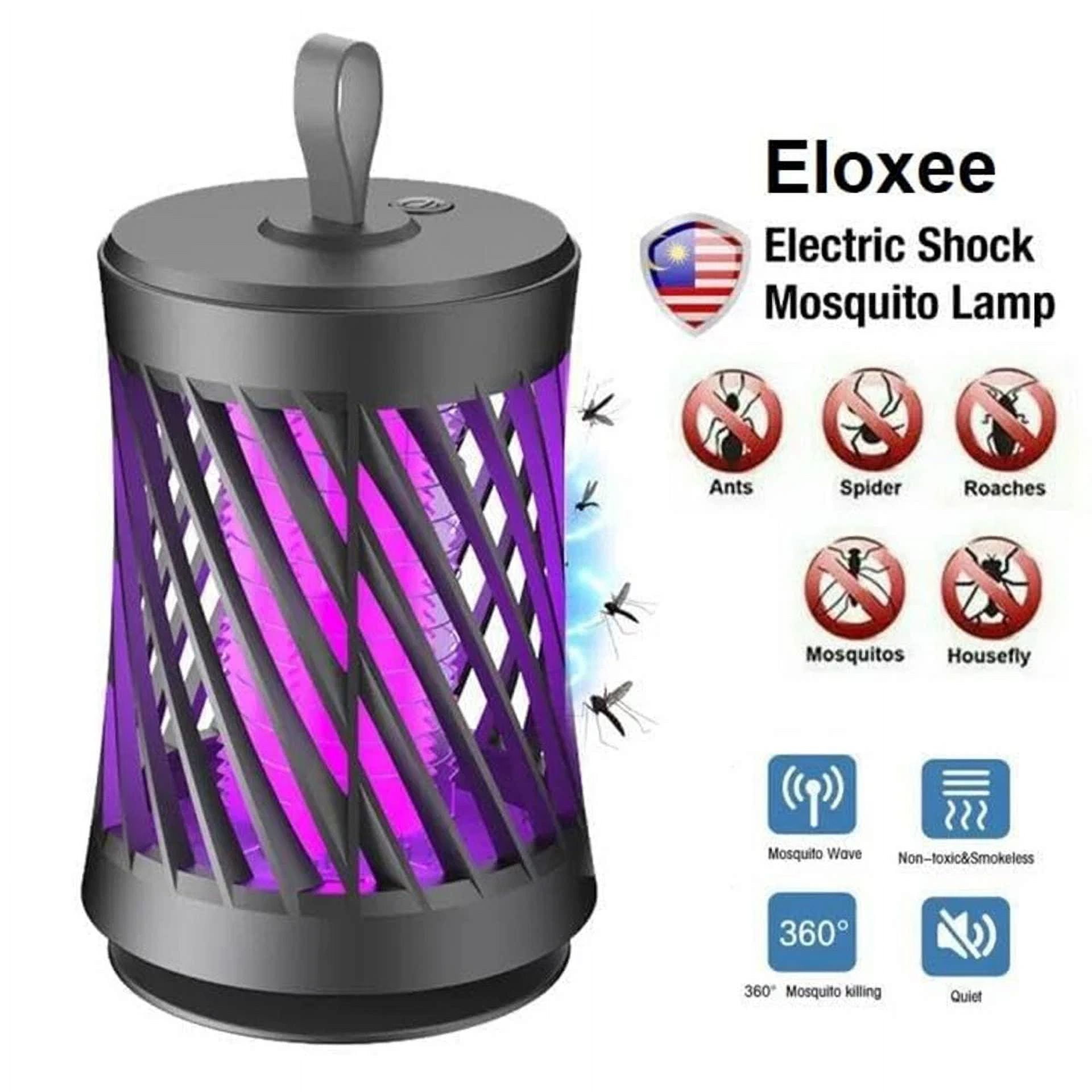 PURELY- 2 In 1 Mosquito Zapper Powerful Fly Zapper With Purple Lights For Home Garden