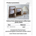 thumbnail image 3 of Creative Coffee Bean Photo Frame Customized DIY Handmade Gift Simple Ins Style Decoration High Sense, 3 of 7