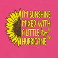 thumbnail image 5 of Wild Bobby, I'm Sunshine Mixed With A Little Hurricane , Inspirational/Christian, Women Racerback Tank Top, Raspberry, X-Large, 5 of 5