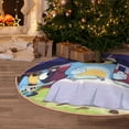 thumbnail image 2 of Lsque Bluey Print Christmas Tree Skirt with Ties and Velcro,Xmas Holiday Decorations, Adjustable Tree Skirt-48", 2 of 6