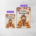 thumbnail image 5 of Happy Thanksgiving Goldendoodle Welcome Thankful Fall Autumn Pumpkin Vertical Metal Aluminum Sign Doodle Dog Lover Gifts Idea Wall Art Home Decor - 02021, 5 of 5