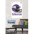 thumbnail image 3 of NFL Minnesota Vikings - Drip Helmet 20 Wall Poster, 22.375" x 34", 3 of 3