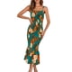 thumbnail image 1 of Vestido PRETTYGARDEN Floral Midi Ajustado Sin Mangas XL, 1 of 7