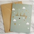 thumbnail image 2 of Tarjeta de felicitación CHRIZ.Z Oh Baby! Baby Shower con sobre de 5 x 7 pulgadas, 2 of 4