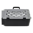 thumbnail image 4 of IRIS USA 23" Small Pet Travel Carrier with Front and Top Access, 2-Door Top Load, Hard-Sided Training Crate for 18 Lbs. Pet Cat Small-Sized Dog with Left or Right Opening Top Door, Black/Gray, 4 of 9