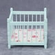 thumbnail image 3 of Cuna de madera para bebé Dollhouse Furniture, escala 1/12, con cama rosa, 3 of 3