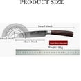 thumbnail image 3 of Japanese Damascus Chef Knife Set, Meat and Vegetable Cleaver Collection for Kitchen Use, 3 of 8