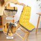 thumbnail image 5 of Cojín ergonómico para silla: tejido duradero, se adapta al cuerpo; para sillas de oficina o de comedor; alivia la presión; lavable a máquina, 5 of 6