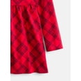thumbnail image 3 of Wonder Nation Girls Long Sleeve Play Dress, Sizes XS-XXL, 3 of 3