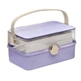 thumbnail image 5 of TOOYFUL Makeup Train Case Portable Makeup Bag Gift Beauty Tool Multifunctional Beauty Cosmetic Box Vanity Case for Toiletry Cosmetics violet, 5 of 10