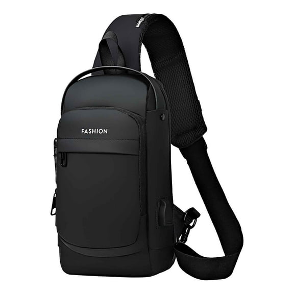 Yaoyar USB Charging Sport Sling Antitheft Shoulder Bag,One Shoulder Satchel,Casual Sports Backpack One Shoulder Messenger Bag Motorcycle Bag, Outdoor Accessories Clearance