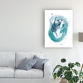thumbnail image 3 of Trademark Fine Art 'Aqua Orbit IV' Canvas Art by June Erica Vess, 3 of 4