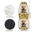 thumbnail image 5 of Renewold Highland Cow Sunflower Butterfly Car Seat Cover Front Car Seats Protector Vehicle Cushion Covers Bucket Seats Protector Washable Universal Fit Most Cars, 5 of 7