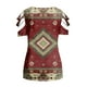 thumbnail image 4 of Blusa de manga corta con cuello en V y cremallera suelta para mujer OAVQHLG3B Store lin121212, 4 of 4