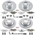 thumbnail image 3 of PowerStop Front and Rear Z26 Street Warrior Carbon-Fiber Ceramic Brake Pad and Drilled and Slotted Rotor Kit Fits: BMW Select Models K2746-26, 3 of 9