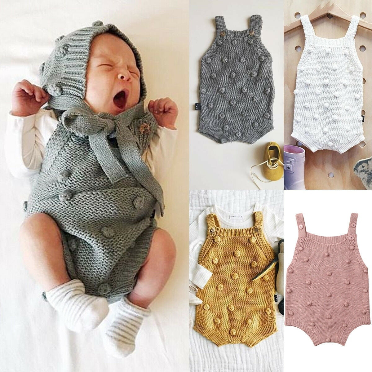 baby knitted bodysuit